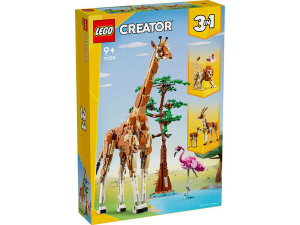 LEGO Creator Afrikai Vadállatok 3 az 1-ben Építőkészlet - Zsiráf