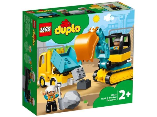 LEGO Duplo - Építőkészlet - Tehergépkocsi és Kotró - 10931