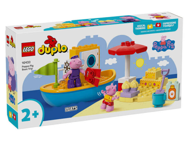 LEGO DUPLO Peppa Malac Hajóút Játékkészlet - 23 elem