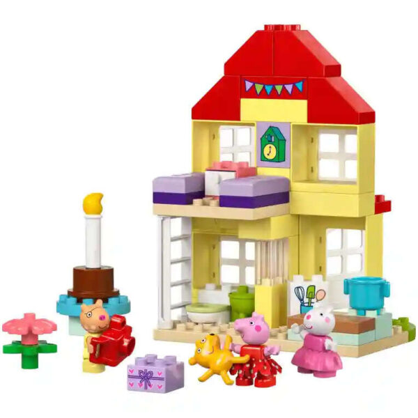 LEGO DUPLO Peppa Malac Születésnapi Ház - Építőjáték - 59 elem