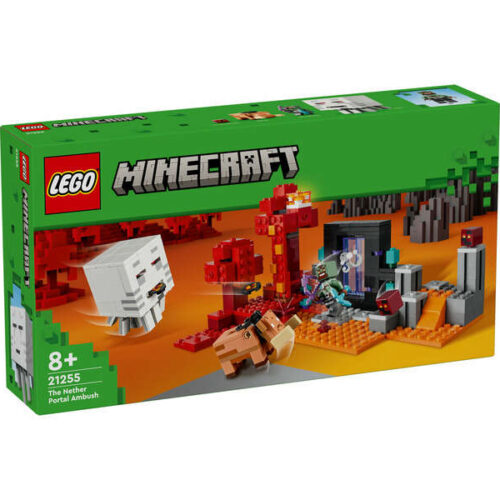 LEGO Minecraft Alvilági Portál Csata - Építőkészlet - 8+