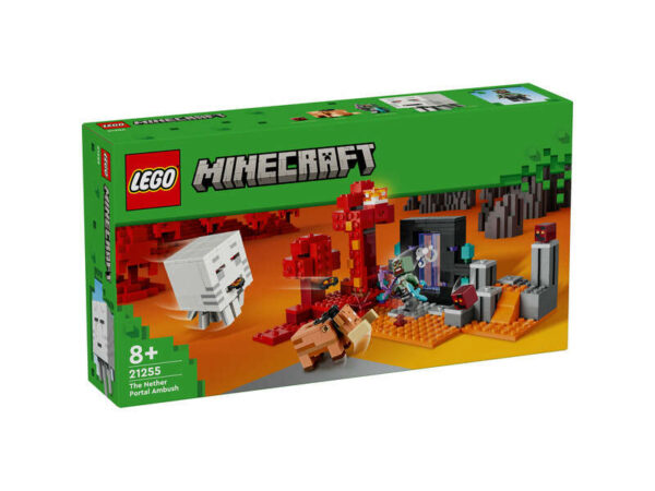 LEGO Minecraft Alvilági Portál Csata - Építőkészlet - 8+