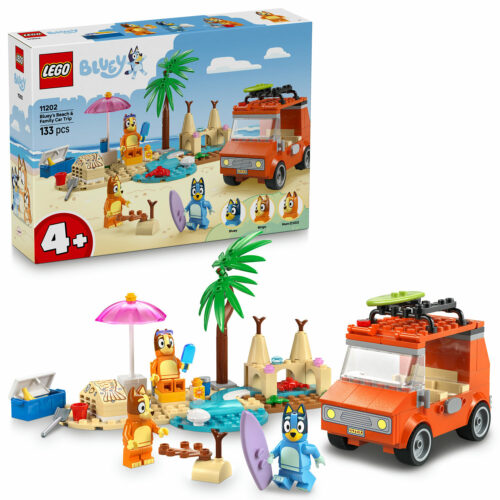 LEGO® Bluey Bluey és családja a tengerpartra utazik 11202