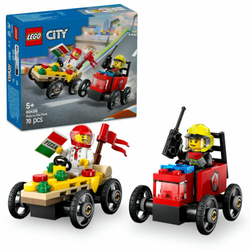 LEGO® City Pizzásautó vs. tűzoltóautó