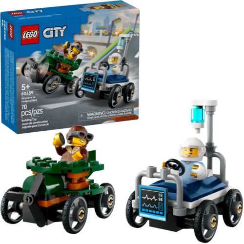 LEGO® City Repülő vs. kórházi ágy