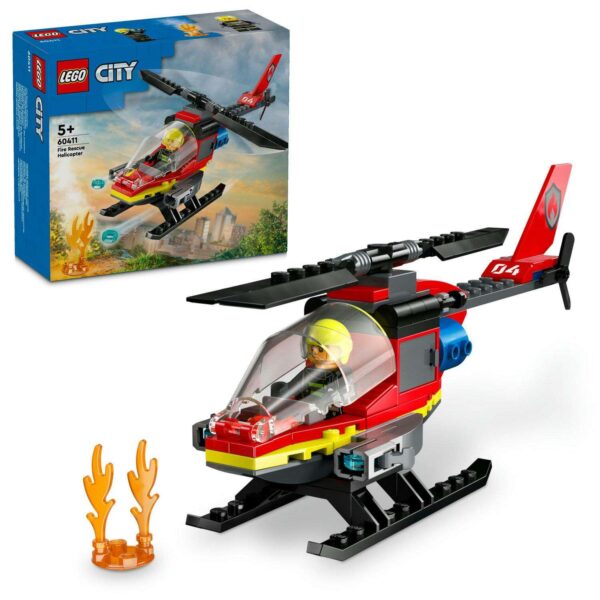 LEGO® City Tűzoltó mentőhelikopter 60411