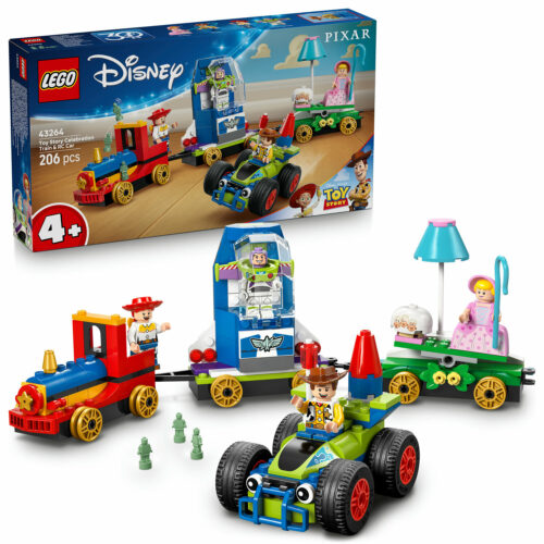 LEGO® Disney Toy Story ünnepi vonat és RC versenyautó 43264