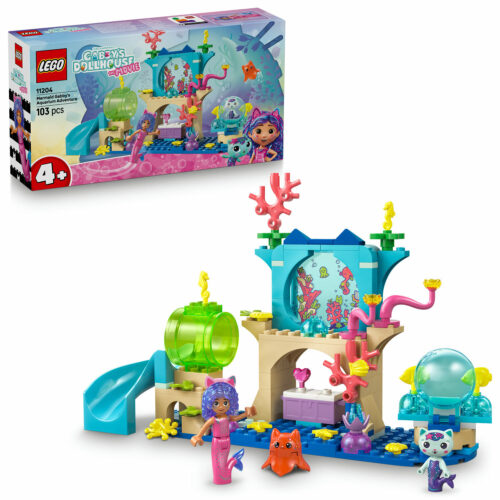 LEGO® Gabby babaháza Sellő Gabi kalandjai a víz alatti világban 11204