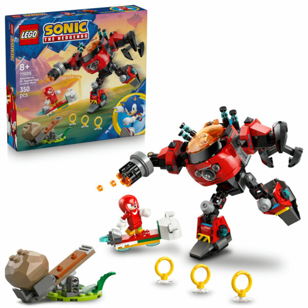 LEGO® Sonic The Hedgehog™ Knuckles vs. Dr. Eggman Egg Crusher rob...