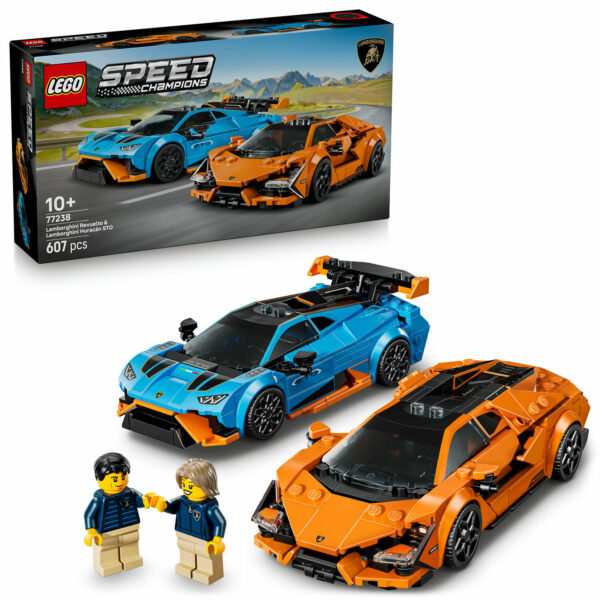 LEGO® Speed Champions Lamborghini Revuelto és Huracán STO 77238