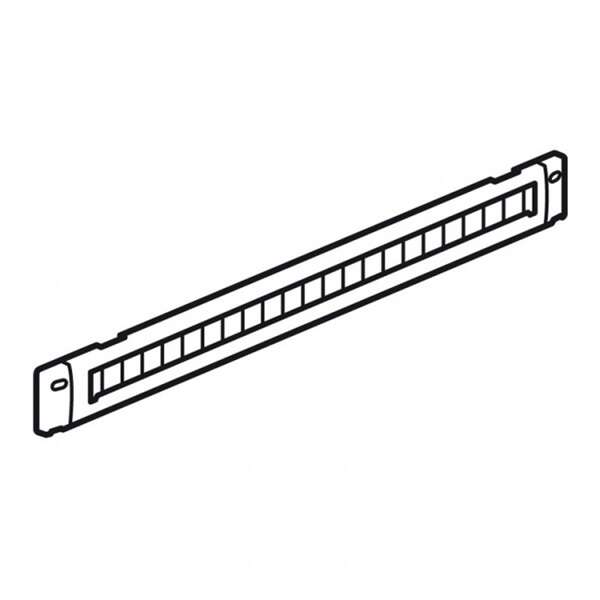 Legrand vízszintes fésűs rendező panel - 1U