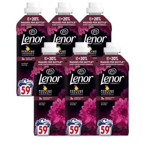 Lenor Lotus Flower&Diamond Figs Textilöblítő 354 mosás 6x1239ml