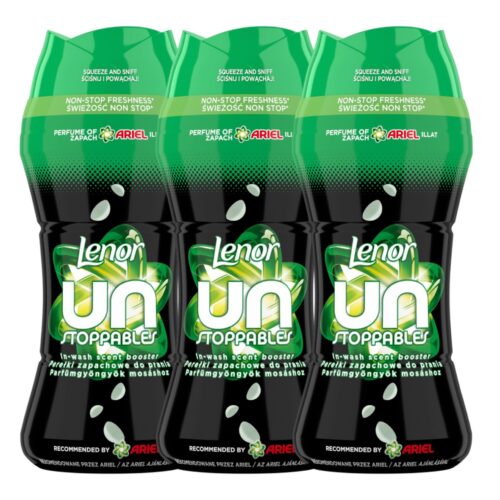 Lenor Unstoppables Scent of Ariel Parfümgyöngyök 3x195g