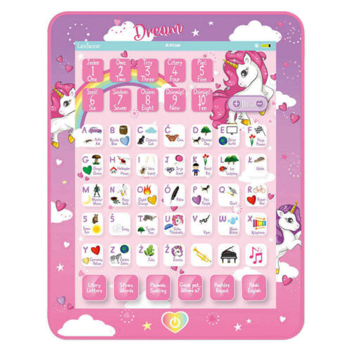 Lexibook Unicorn Kétnyelvű Oktató Tablet - 3 éves kortól