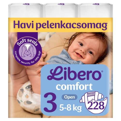 Libero Comfort havi Pelenkacsomag 5-8kg Midi 3 (228db)
