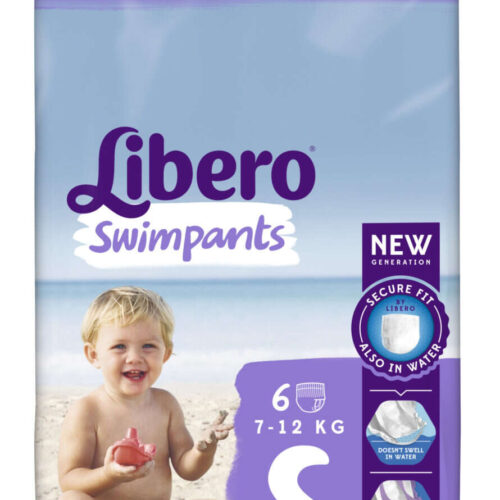 Libero Swimpants Úszópelenka 7-12kg S Mini 6db