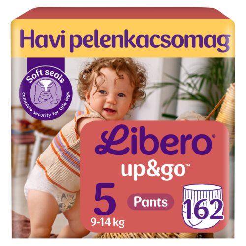 Libero Up&Go havi Pelenkacsomag 9-14kg Junior 5 (162db)