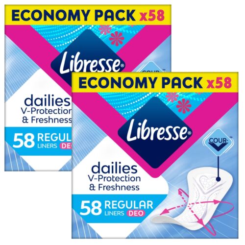 Libresse Dailies Regular Deo illatosított Tisztasági betét 2x58db