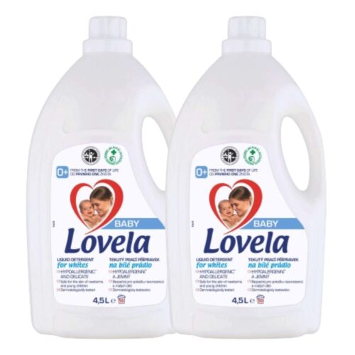 Lovela Baby Hipoallergén folyékony Mosószer fehér ruhákhoz 2x4