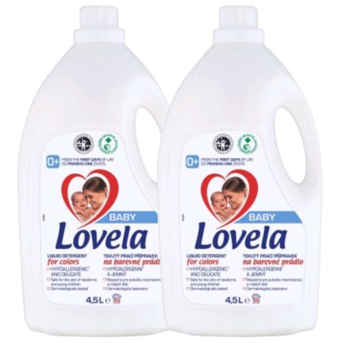 Lovela Baby Hipoallergén folyékony Mosószer színes ruhákhoz 2x4
