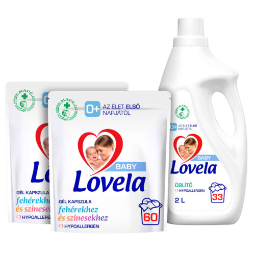 Lovela Baby Hipoallergén Mosókapszula csomag 120 mosás