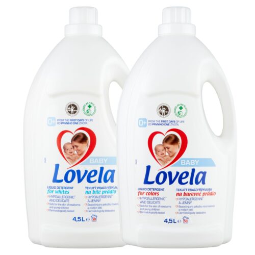 Lovela Baby Hipoallergén Mosószer csomag színes és fehér ruhákhoz...