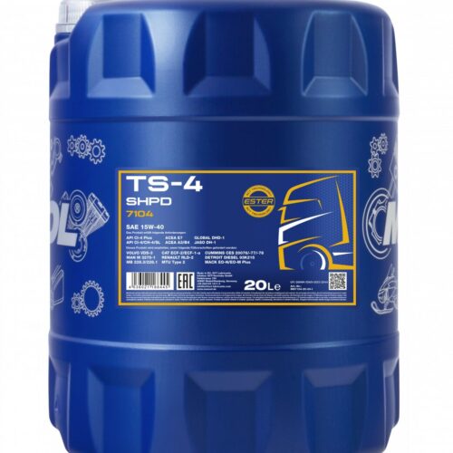 MANNOL TS-4 SHPD 15W-40 7104 20L motorolaj