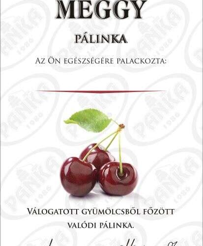 Matrica meggy pálinka 50db/csom