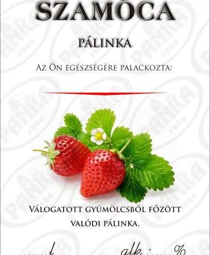 Matrica szamóca pálinka 50db/csom