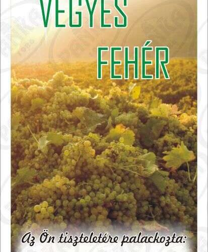 Matrica vegyes fehérbor 50db/csom