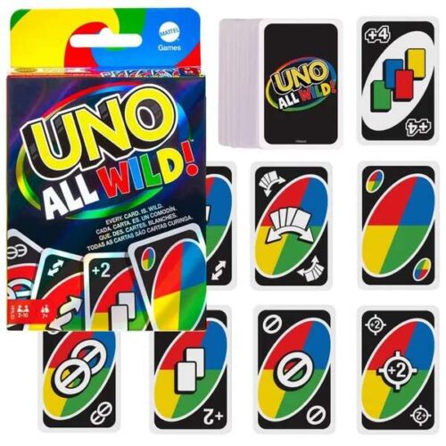 Mattel UNO All Wild! Kártyajáték - 112 kártya