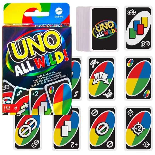 Mattel UNO All Wild! Kártyajáték - 112 kártya