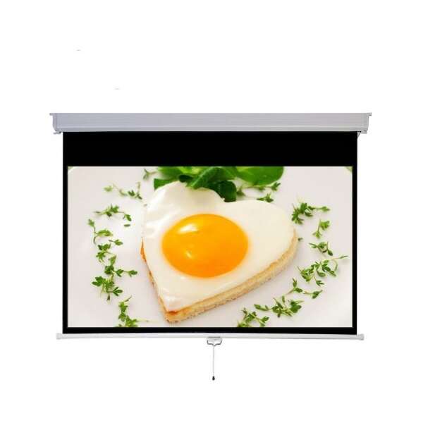 Medium rollo vetítővászon 186x105 cm 84" 16:9 MAN.186.105.84.16.9