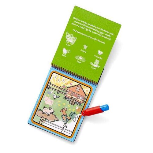 Melissa and Doug: rajzolás vízzel - farm
