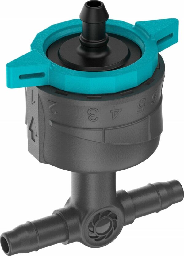 Micro-Drip-System Regulierbarer Reihentropfer 1-8 l/h (fekete/tür...