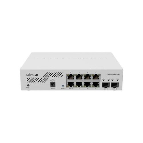 Mikrotik CSS610-8G-2S+IN Cloud Smart Switch 8x1000Mbps + 2x10000M...