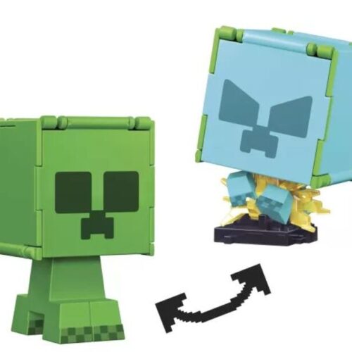 Minecraft: Flippin Figs átalakítható Figura - Creeper és elektrom...