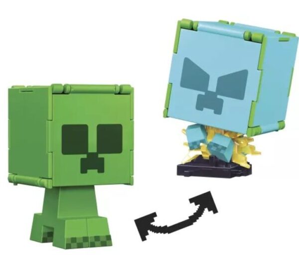 Minecraft: Flippin Figs átalakítható Figura - Creeper és elektrom...