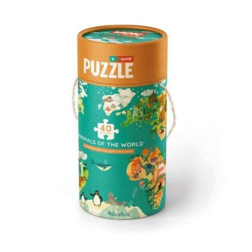 Mon - A világ állatai 40db-os puzzle és társasjáték (MON200113)