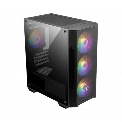 MSI MAG Forge M100A Számítógépház - Fekete