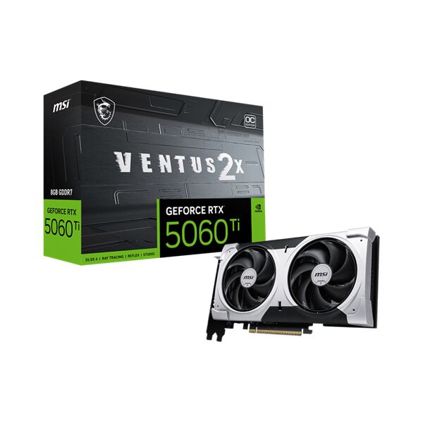 Msi videokártya pci-ex16x nvidia rtx 5060 ti ventus 2x plus 8gb d...