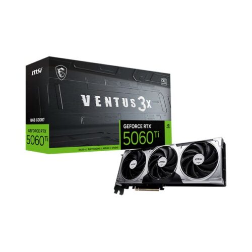 Msi videokártya pci-ex16x nvidia rtx 5060 ti ventus 3x 16gb ddr7...