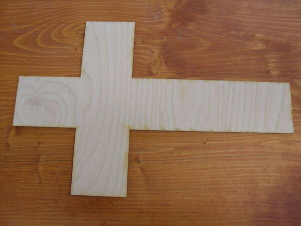 Natúr fa - Kereszt 37cm