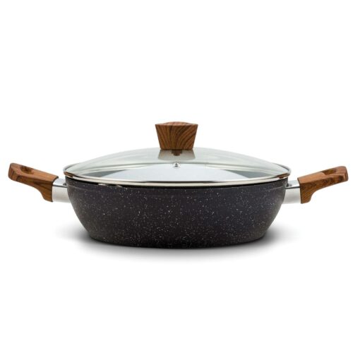 Nava Pecsenyesütő 28 cm tapadásmentes kőbevonattal