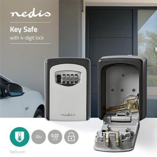 Nedis keycc01gy számzáras kulcs széf (kulcsszéf)