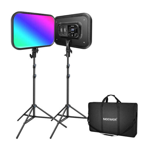 Neewer RGB168 LED Világítás Készlet - 2x 60W Panel