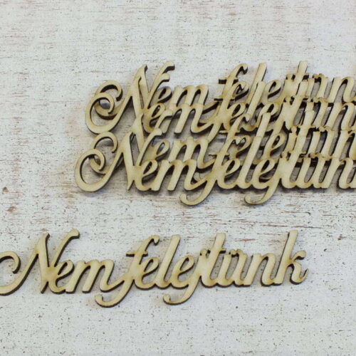 "Nem felejtünk" felirat 5db/csomag