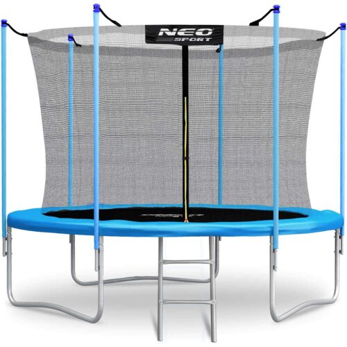 Neo-Sport belső hálós Trambulin létrával 183cm - Kék