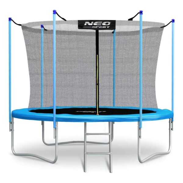 Neo-Sport belső hálós Trambulin létrával 252cm - Kék