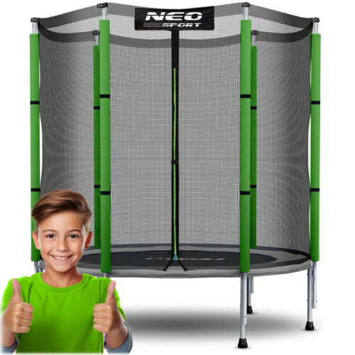NeoSport külső hálós Trambulin 140cm - Zöld